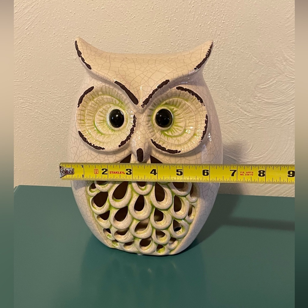 Ceramic Horned Owl - Picture 5 of 6
